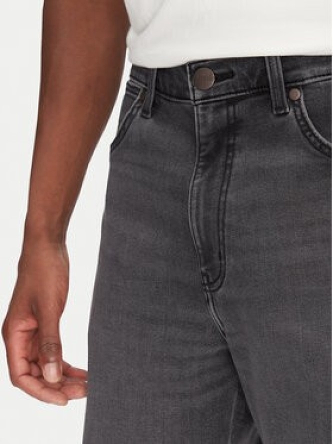 Wrangler Szorty jeansowe Frontier 112364834 Szary Relaxed Fit