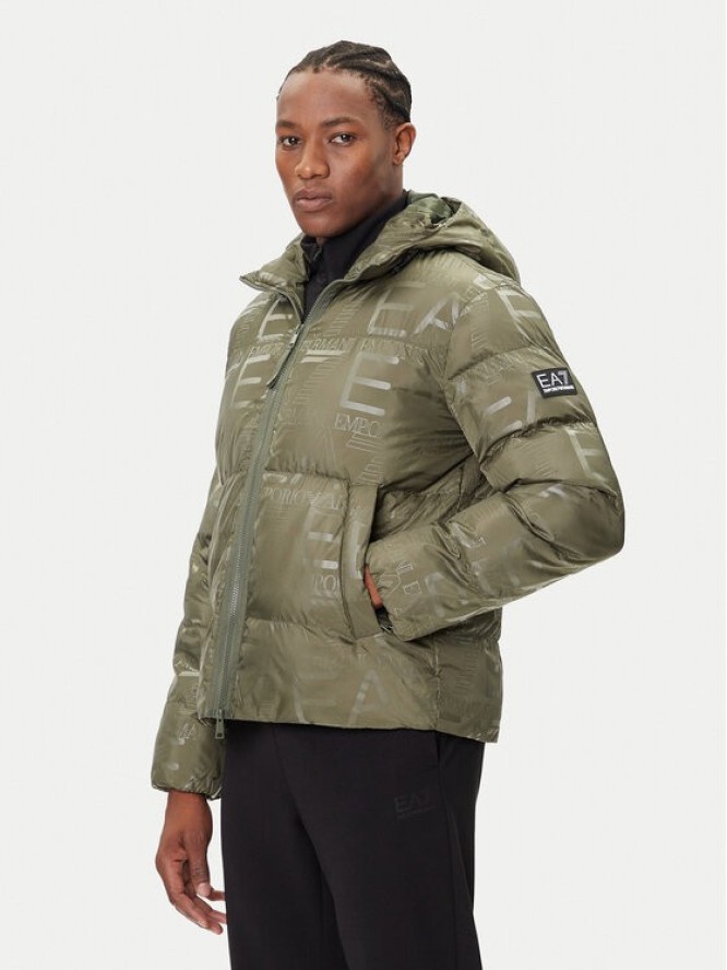 EA7 Emporio Armani Kurtka zimowa 7M000697 AF15969 U8100 Zielony Modern Fit