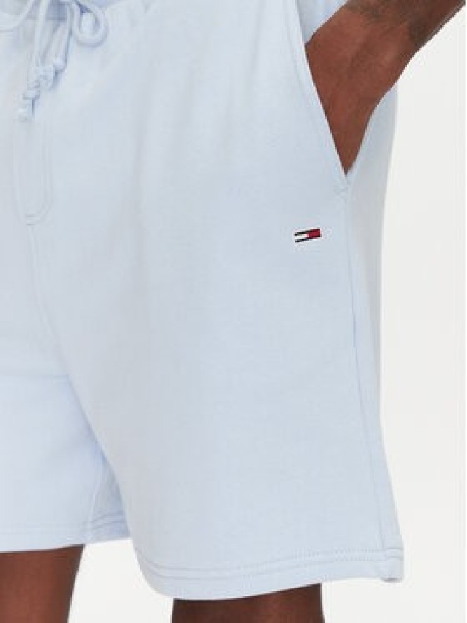 Tommy Jeans Szorty sportowe Entry GraphicDM0DM21369 Błękitny Regular Fit