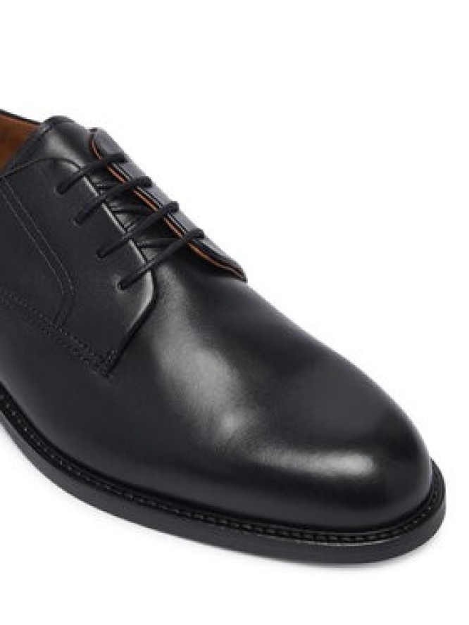 Tommy Hilfiger Półbuty Corporate Dressy Lth FM0FM06023 Czarny