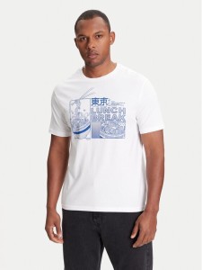 United Colors Of Benetton T-Shirt 3I1XU10A4 Biały Relaxed Fit