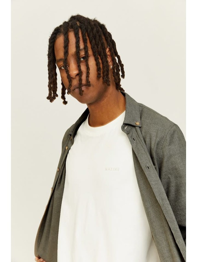 MAZINE Koszula "Simo" w kolorze antracytowym rozmiar: S