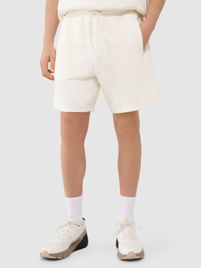 4F Spodenki dresowe męskie - białe XXL