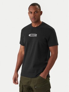 G-Star Raw T-Shirt Old Skool D25967-C812 Czarny Regular Fit