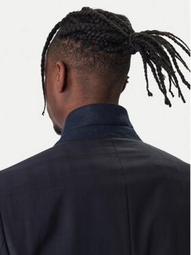 BOSS Garnitur H-Huge 50557259 Granatowy Slim Fit