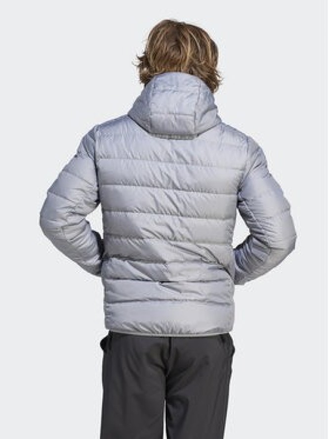 adidas Kurtka puchowa Terrex Multi Light Down IP6042 Szary Slim Fit