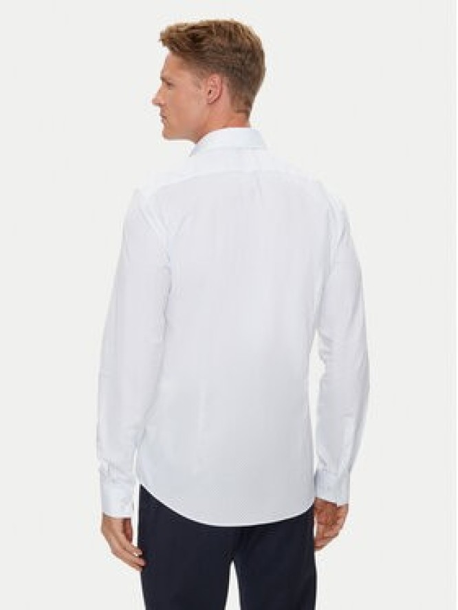 Calvin Klein Koszula K10K113536 Biały Slim Fit