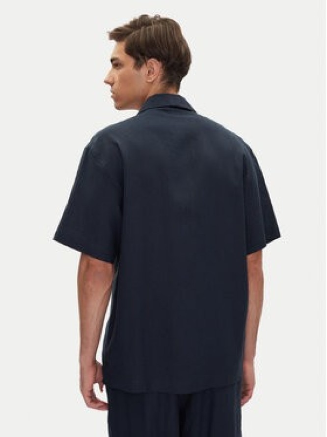 Emporio Armani Koszula EM000593 AF12356 UB102 Granatowy Regular Fit