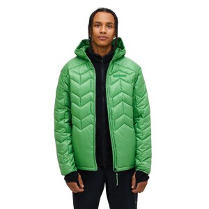 Kurtka Peak Performance męska Elevate Liner Hood zielona - XXL