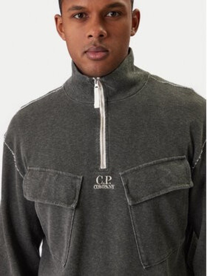 C.P. Company Bluza 20CMSS197A110644P Szary Regular Fit