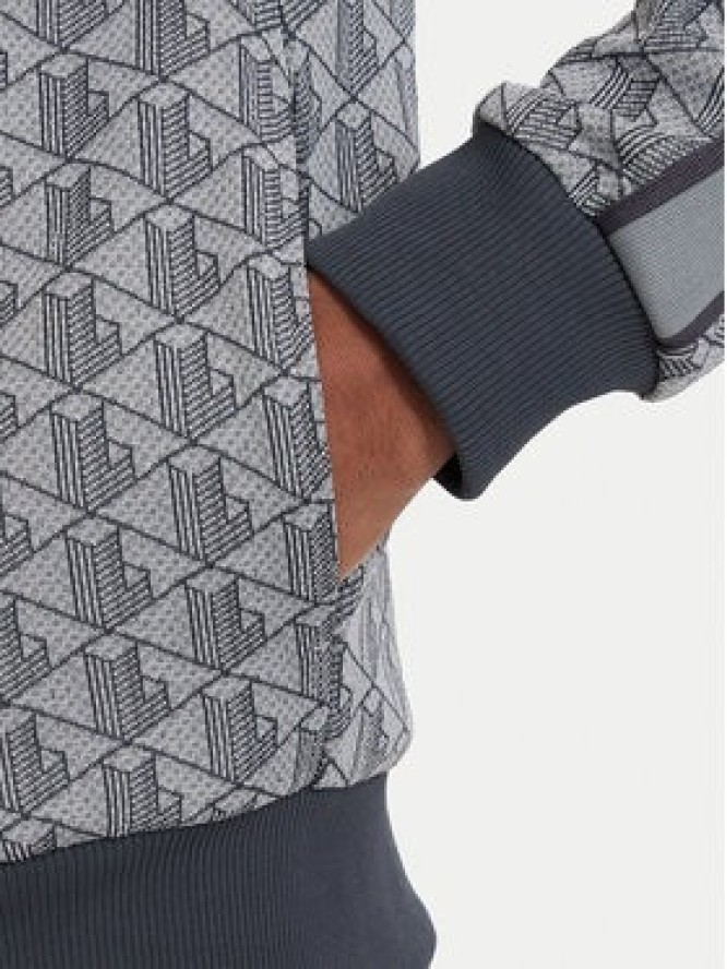 Lacoste Bluza SH1368 Szary Regular Fit