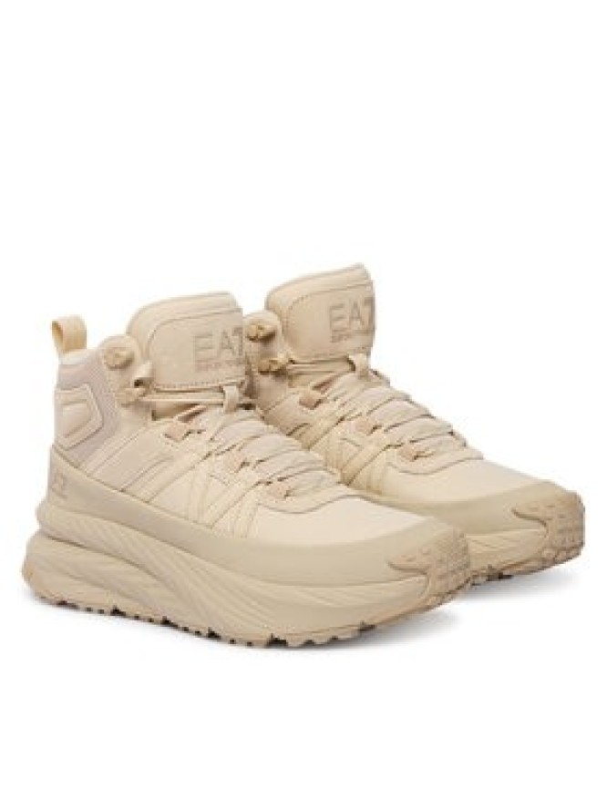 EA7 Emporio Armani Sneakersy Stivale 7X000299 AF18450 MZ244 Beżowy