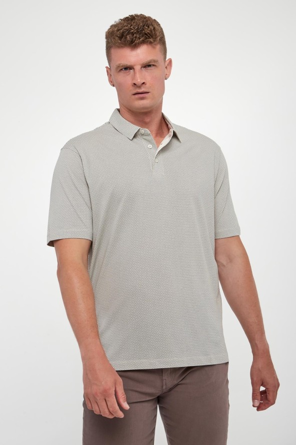 Polo męskie ze wzorem ARMANI EXCHANGE