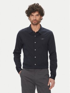 Aeronautica Militare Koszula 251CA1279J683 Granatowy Regular Fit