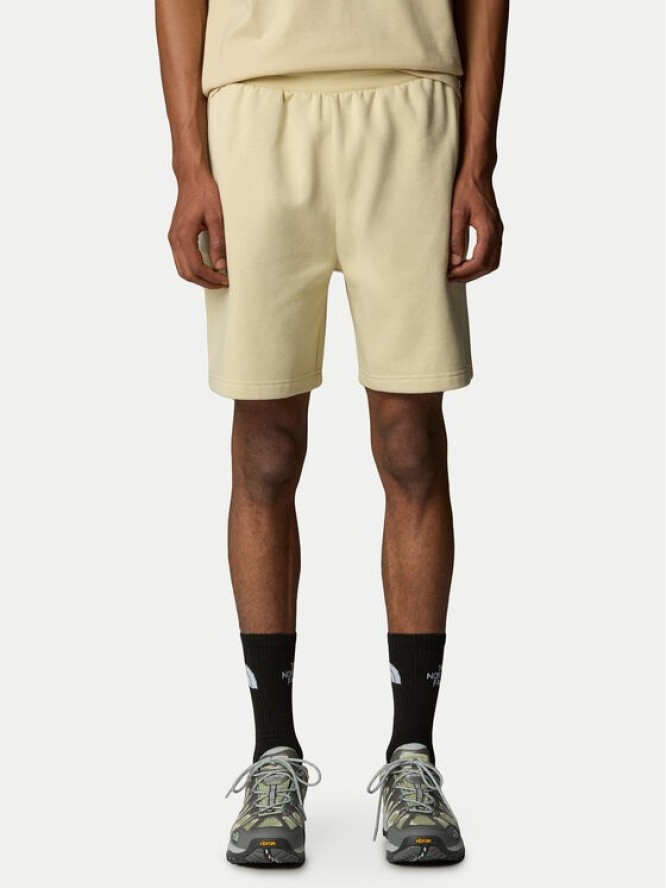 The North Face Szorty sportowe Easy NF0A8C2S Beżowy Regular Fit