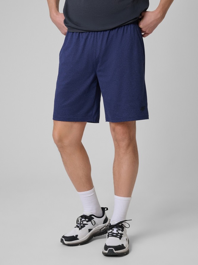 4F Spodenki treningowe szybkoschnące męskie - granatowe XL