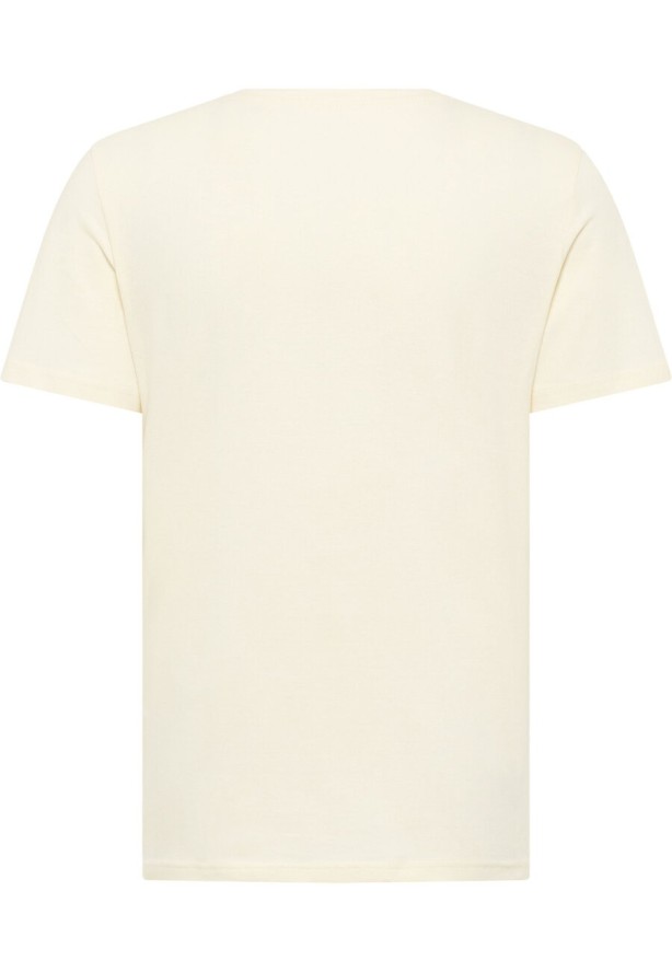 Męski T-shirt MUSTANG Austin KOSZULKA NADRUK LOGO Light Gray 1015828 3003