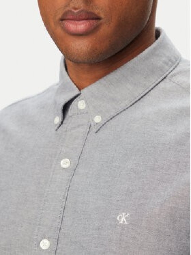 Calvin Klein Koszula LV140EM125 Granatowy Regular Fit