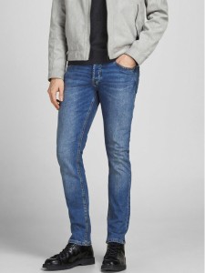 Jack & Jones Jeansy Glenn 12184473 Niebieski Slim Fit