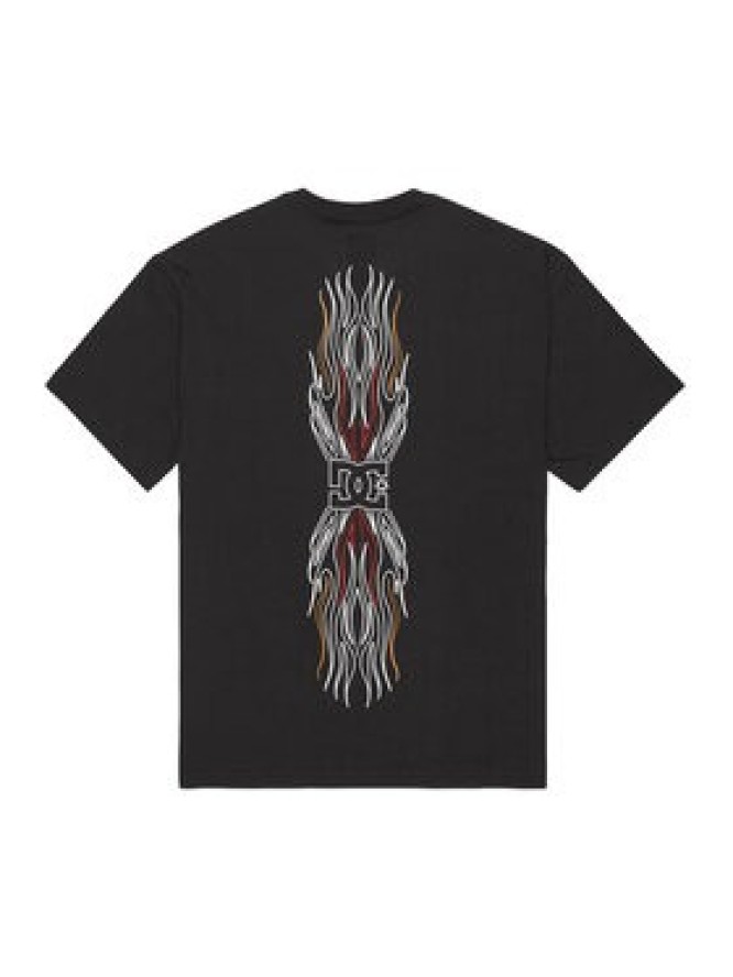 DC Shoes T-Shirt Burn Out EDYZT04356 Czarny Regular Fit