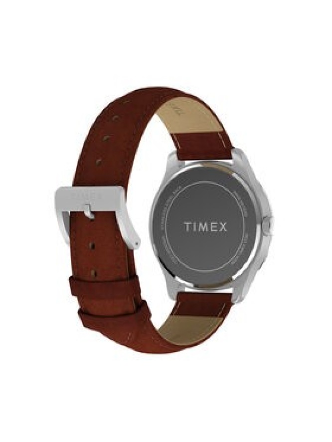 Timex Zegarek Main Street TW2Y16200 Brązowy