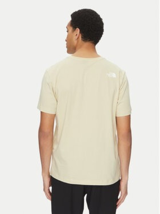The North Face T-Shirt Mountain Line NF0A87NT Beżowy Regular Fit