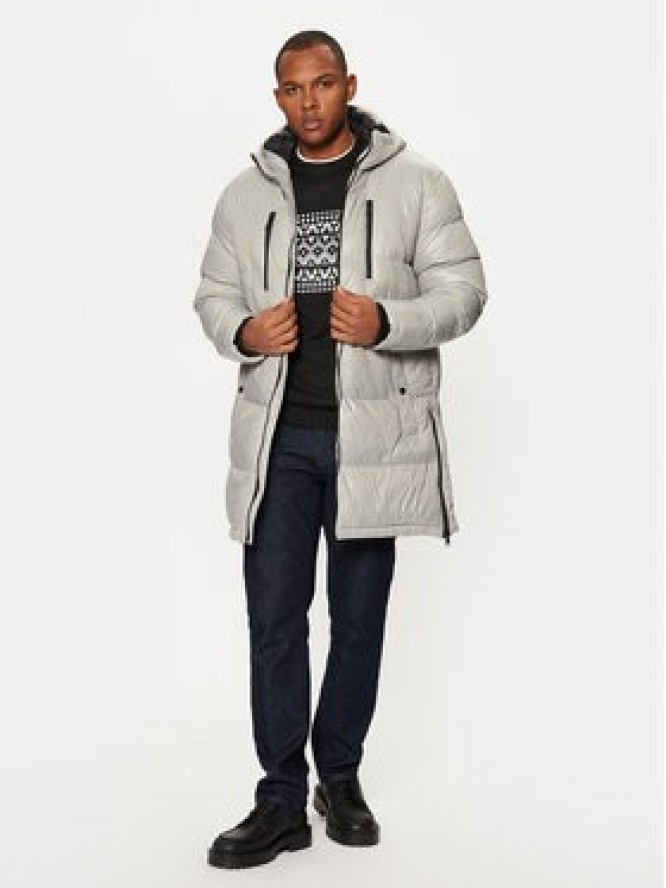 Brave Soul Kurtka zimowa MJK-HELMSHORE Szary Regular Fit