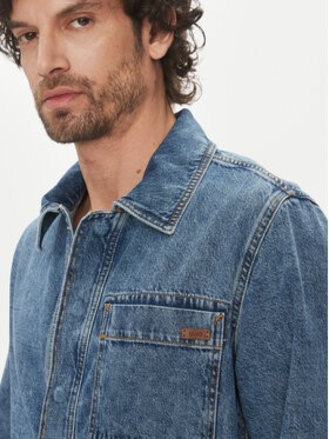 Liu Jo Kurtka jeansowa QA5300 D0257 78263 Granatowy Regular Fit