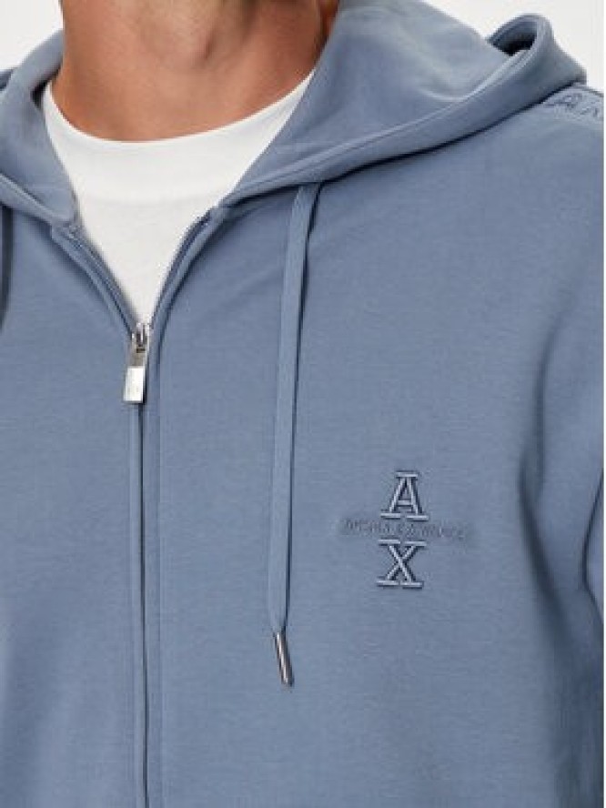 Armani Exchange Bluza 6DZMLC ZJNNZ 15DU Niebieski Regular Fit
