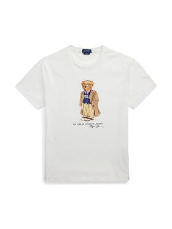 Polo Ralph Lauren T-Shirt 710974584001 Biały Custom Slim Fit