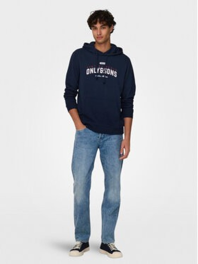 Only & Sons Bluza Lenny 22028594 Granatowy Regular Fit