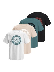 Jack & Jones Komplet t-shirtów Blubaron 12291659 Kolorowy Regular Fit