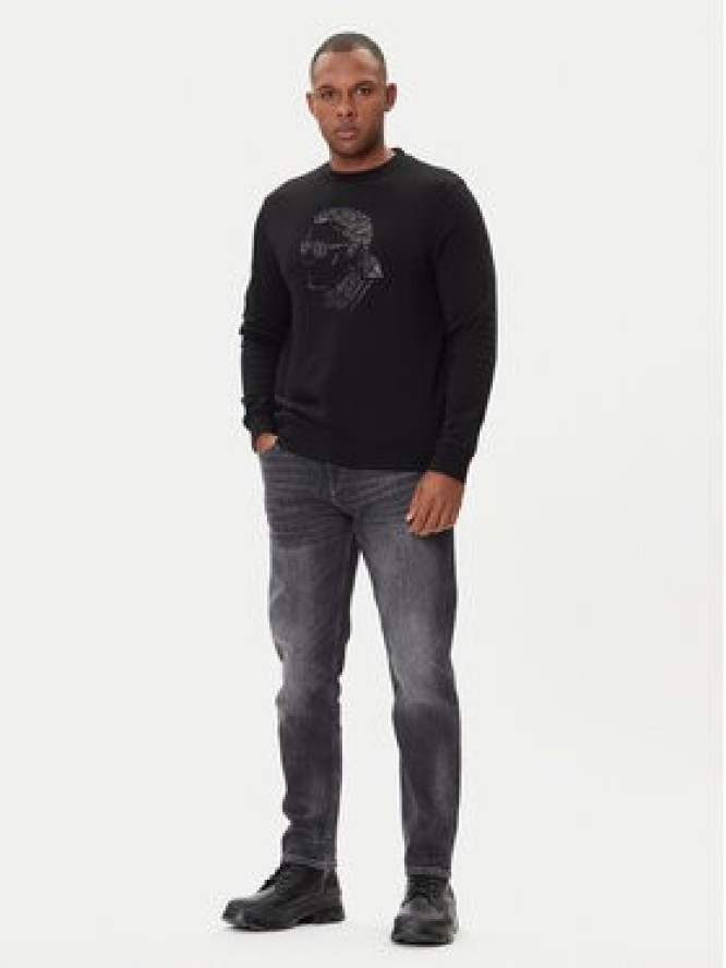 KARL LAGERFELD Bluza 705042 554910 Czarny Regular Fit