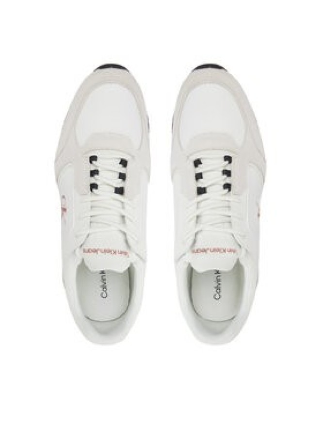 Calvin Klein Jeans Sneakersy Retro Sock Runner Mg YM0YM01152 Biały