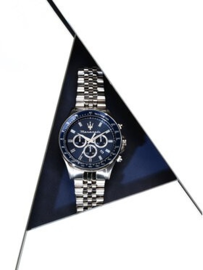 Maserati Zegarek Sfida Chronograph R8873640025 Srebrny