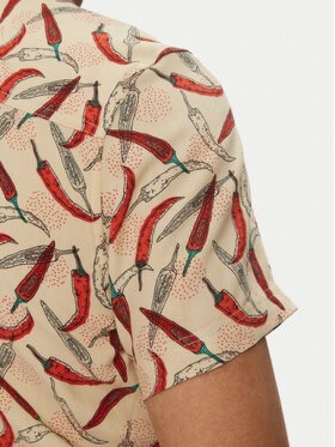 Blend Koszula 20718428 Beżowy Regular Fit