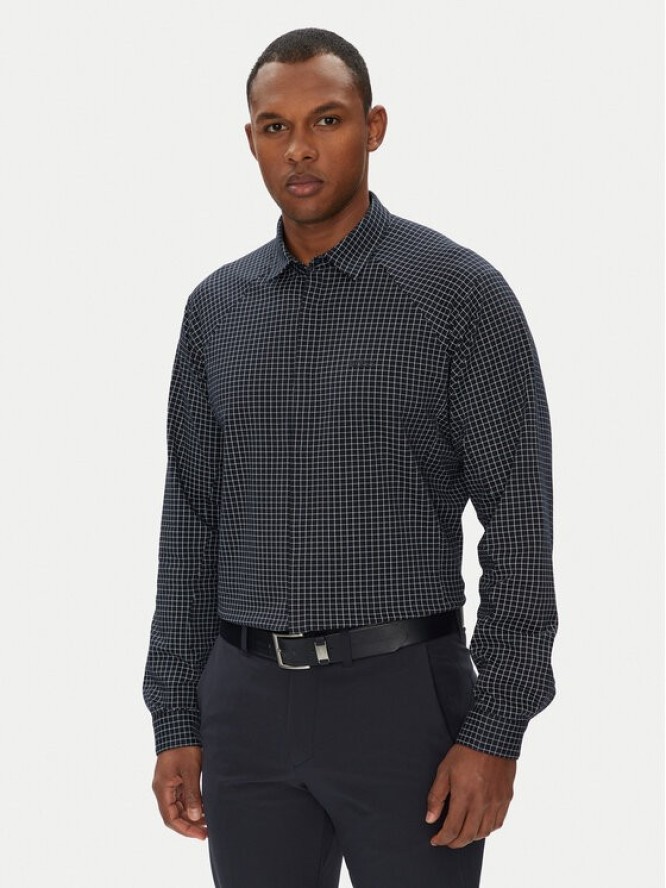 BOSS Koszula Excurse 50544843 Granatowy Regular Fit