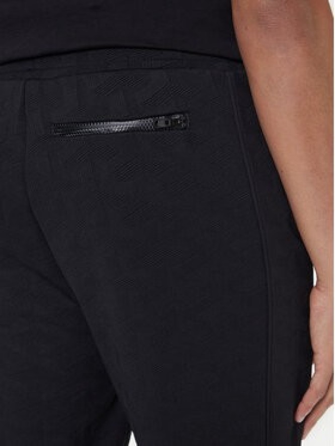 BOSS Spodnie dresowe Mirror Long 50549713 Czarny Regular Fit