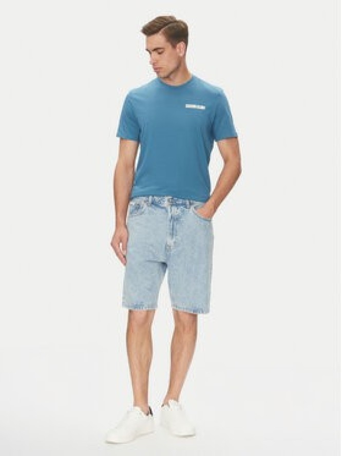 Calvin Klein Jeans T-Shirt LV04RC846G Niebieski Regular Fit