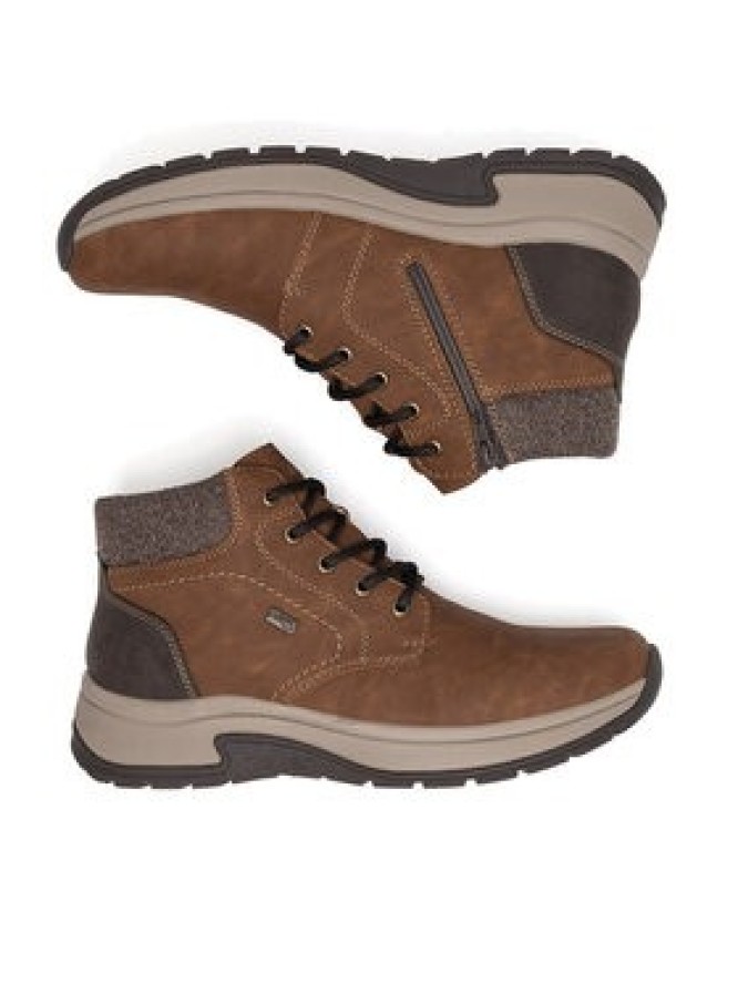 Rieker Trzewiki 11030-25 Brązowy