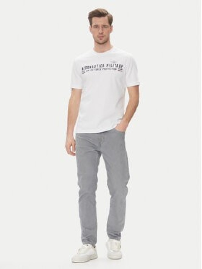 Aeronautica Militare T-Shirt 251TS1942J538 Biały Regular Fit