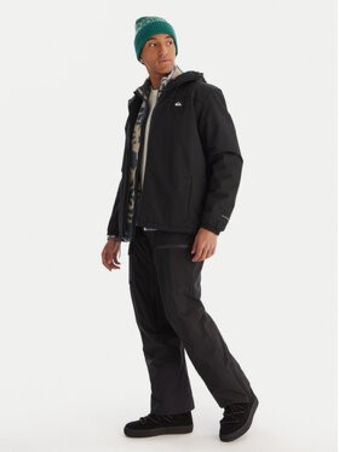 Quiksilver Kurtka przejściowa Overcast 3K EQYJK04202 Czarny Regular Fit