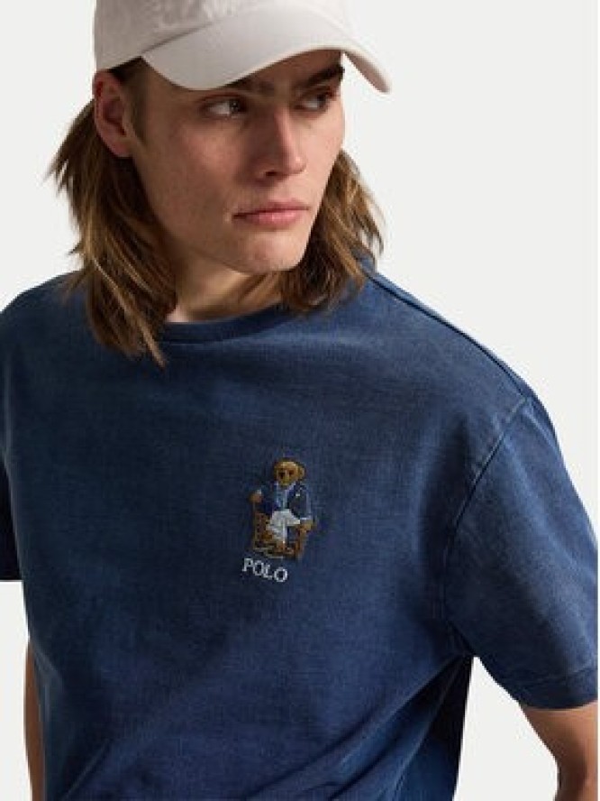 Polo Ralph Lauren T-Shirt 710B18560001 Granatowy Classic Fit