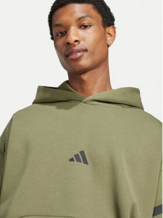 adidas Bluza Future Icons 3-Stripes JD4856 Zielony Regular Fit