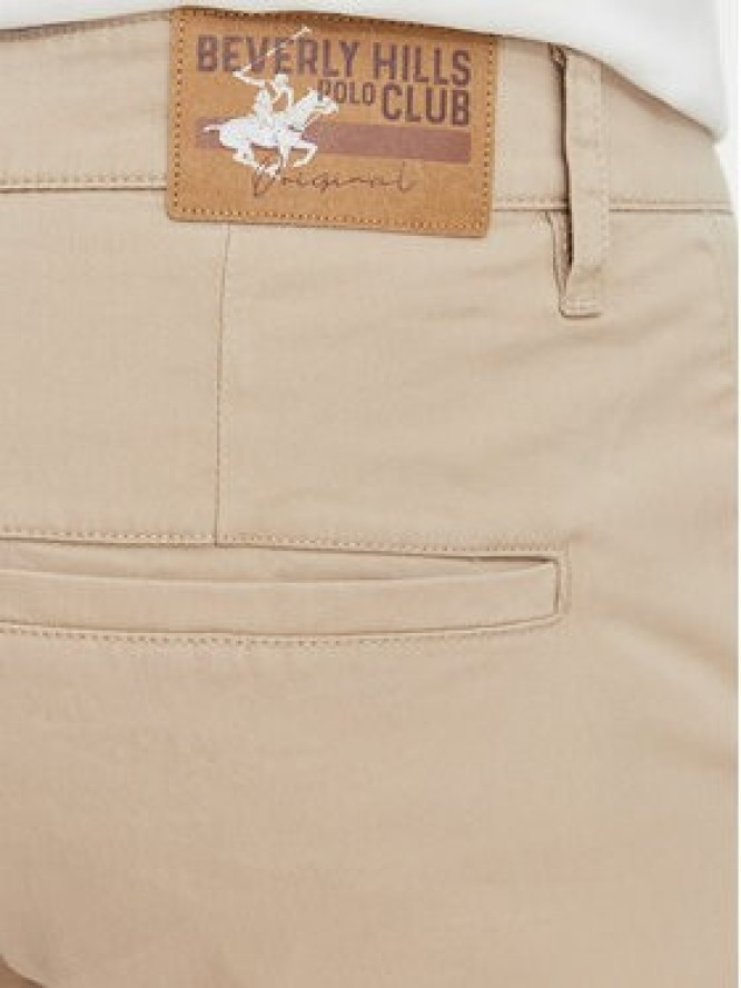 Beverly Hills Polo Club Chinosy P-SS26M -T450311 Beżowy Regular Fit