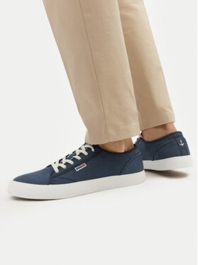 Helly Hansen Tenisówki Fjord Canvas 2 11916 Granatowy