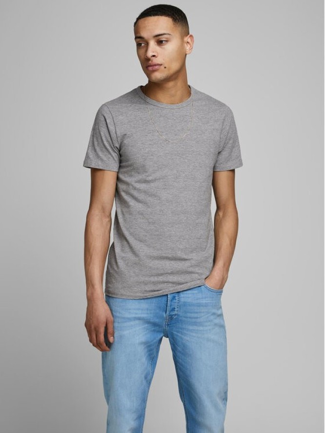 Jack & Jones T-Shirt Basic 12058529 Szary Stretch Fit