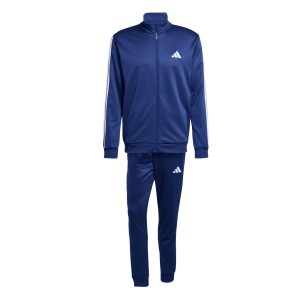 Dres męski adidas Sportswear Basic 3-Stripes French Terry granatowy KB7656