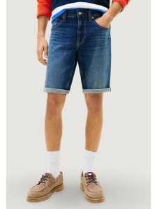 Tommy Jeans Szorty jeansowe Ronnie DM0DM22980 Granatowy Slim Fit
