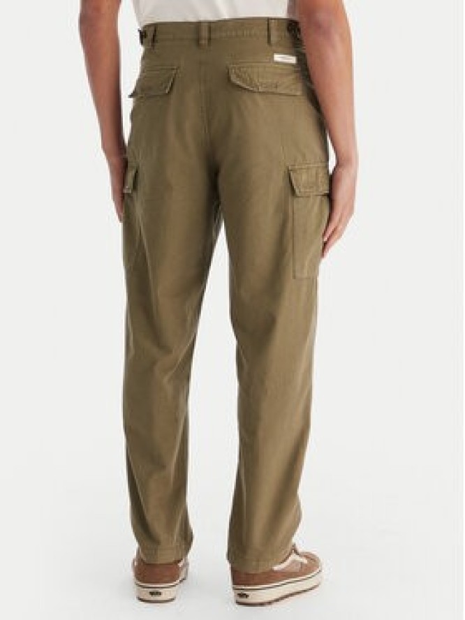 Element Spodnie cargo Relax Cargo ELYNP00203 Khaki Relaxed Fit